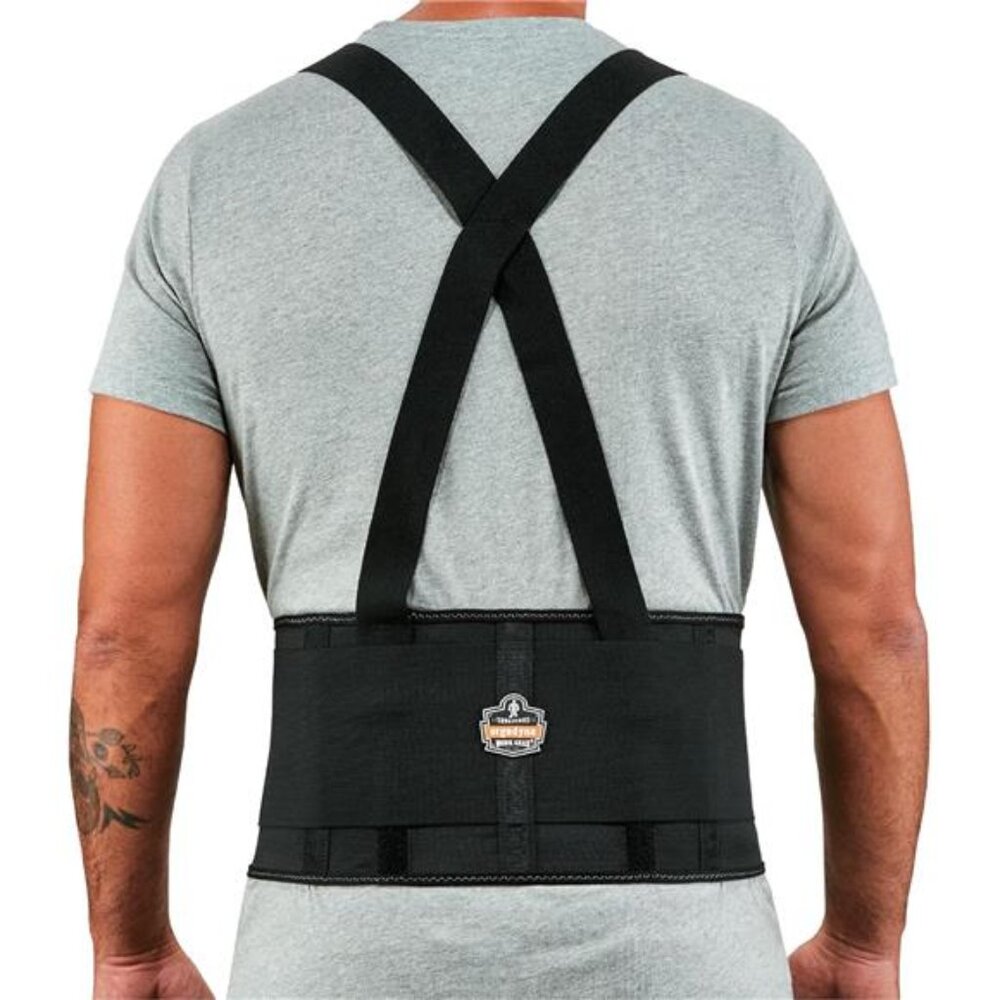 Ergodyne ProFlex 1650 Back Support Belt, 7.5" Elastic, Adjustable, Removeable
